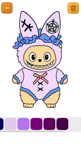 Лабубу Раскраска для Android — скриншот 2