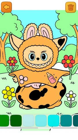 Лабубу Раскраска для Android — скриншот 4