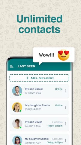 LastSeen для Android — скриншот 1