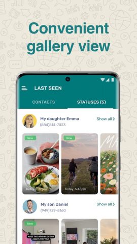 LastSeen для Android — скриншот 4