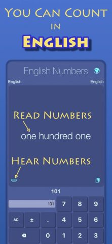 Learn English Numbers Counting для iOS — скриншот 1