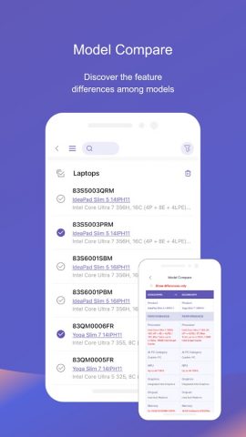 Lenovo PSREF для Android — скриншот 4