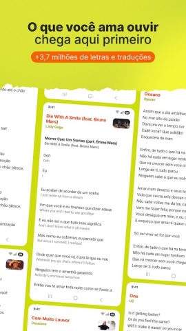Letras — Letras de músicas для Android — скриншот 1