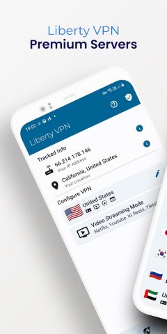Liberty — Быстрый Russian VPN для Android — скриншот 1