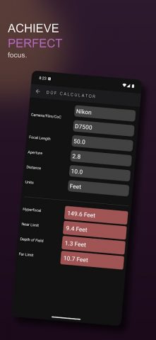 Light Meter — Lite для Android — скриншот 4