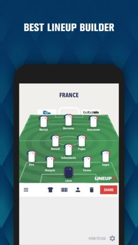 Lineup11 — Football Lineup для iOS — скриншот 2