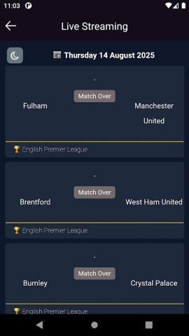 Live Football TV Euro для Android — скриншот 4