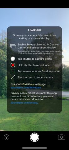 LiveCam – Fullscreen Monitor для iOS — скриншот 3