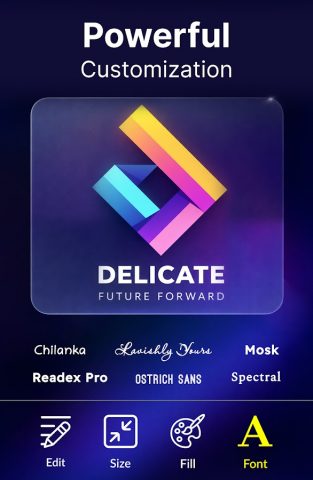 Logo Maker, AI Logo Generator — скриншот 1