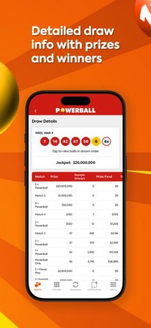 Lottery Results Georgia для iOS — скриншот 3