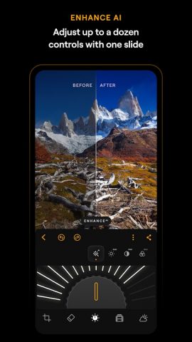 Luminar: AI Photo Editor для Android — скриншот 1