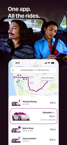 Lyft для iOS — скриншот 1