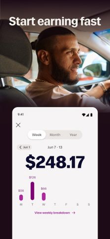 Lyft Driver для Android — скриншот 1