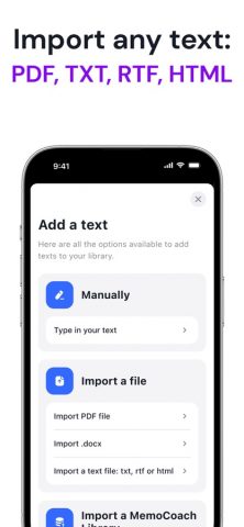 Lyrics training — MemoCoach для iOS — скриншот 5