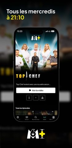 M6+ : Streaming & Tv Replay для Android — скриншот 1