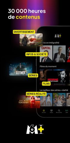 M6+ : Streaming & Tv Replay для Android — скриншот 3