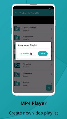 MP4 Player для Android — скриншот 3