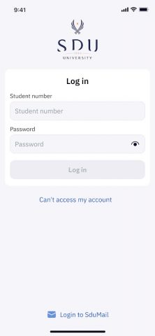 MY SDU для Android — скриншот 1
