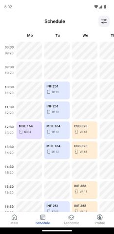 MY SDU для Android — скриншот 2
