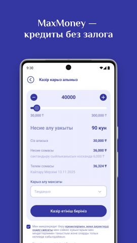 MaxMoney для Android — скриншот 3