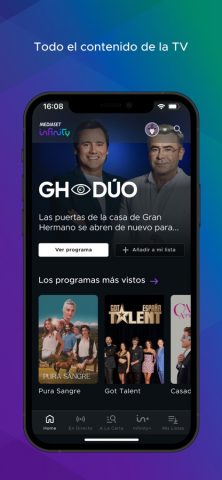 Mediaset Infinity España для iOS — скриншот 1