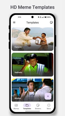 Meme Creator & Sticker Maker для Android — скриншот 1