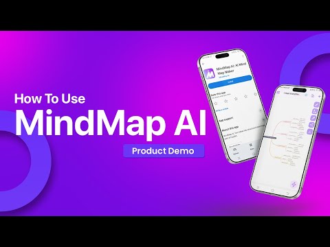 MindMap AI: AI Mind Map Maker для Android — официальный трейлер
