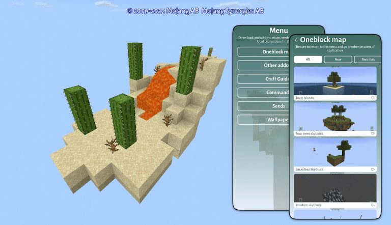 Мод на один блок в майнкрафт для Android — скриншот 1