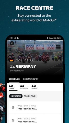 MotoGP™ для Android — скриншот 3