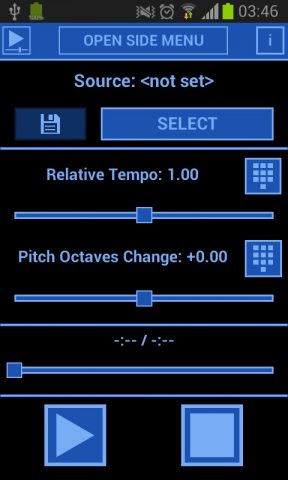 Music Speed Changer (Classic) для Android — скриншот 1