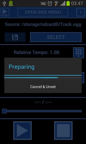 Music Speed Changer (Classic) для Android — скриншот 2
