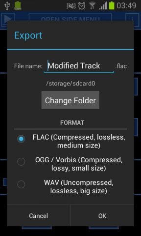 Music Speed Changer (Classic) для Android — скриншот 5