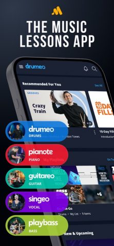 Musora: The Music Lessons App для iOS — скриншот 1
