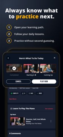 Musora: The Music Lessons App для iOS — скриншот 3