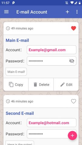 My Password для Android — скриншот 4
