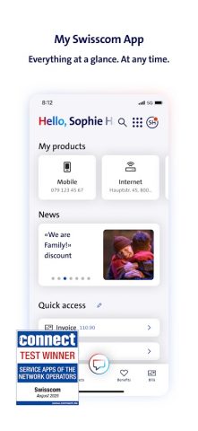 My Swisscom для Android — скриншот 1