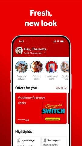 My Vodafone для Android — скриншот 1