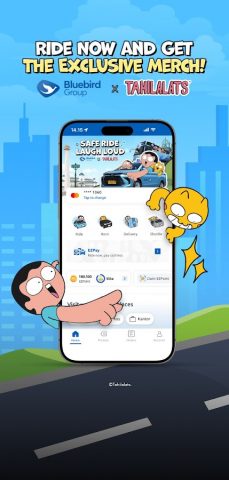 MyBluebird — Taxi & Car Rental для Android — скриншот 1
