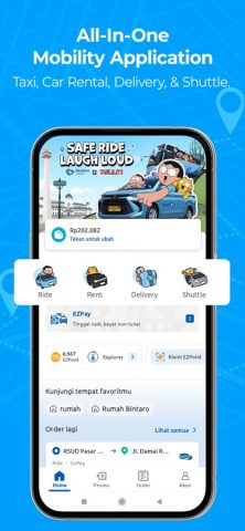 MyBluebird Taxi & Car Rental для iOS — скриншот 3