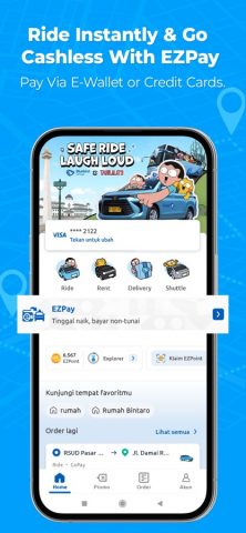 MyBluebird Taxi & Car Rental для iOS — скриншот 5