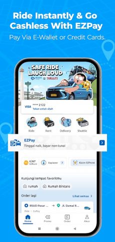 MyBluebird — Taxi & Car Rental для Android — скриншот 5