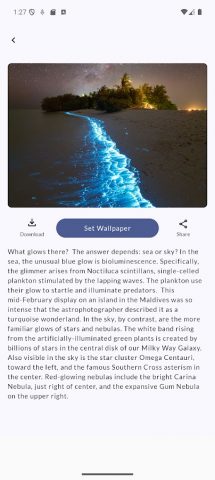 NASA Picture Of The Day для Android — скриншот 1