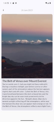 NASA Picture Of The Day для Android — скриншот 4