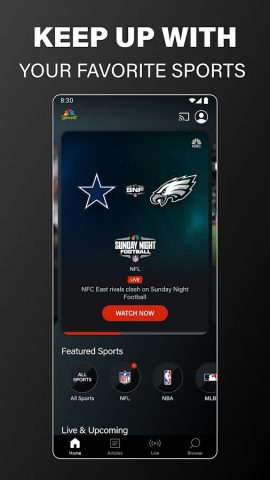 NBC Sports для Android — скриншот 1