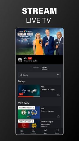 NBC Sports для Android — скриншот 2