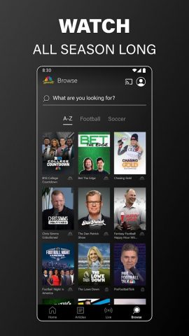NBC Sports для Android — скриншот 4