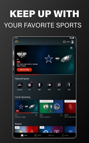 NBC Sports для Android — скриншот 5