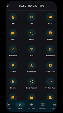 NFC Tag Writer Reader Tool для Android — скриншот 2