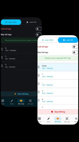 NFC Tag Writer Reader Tool для Android — скриншот 4