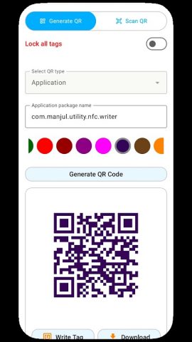 NFC Tag Writer Reader Tool для Android — скриншот 5